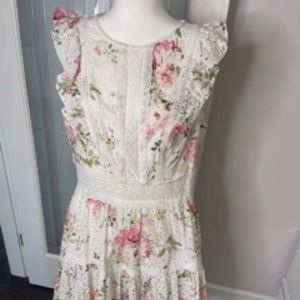 EVERNEW EYELET DRESS